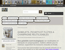 Tablet Screenshot of gobelets-reutilisables.fr